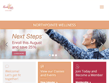 Tablet Screenshot of northpointewellness.org